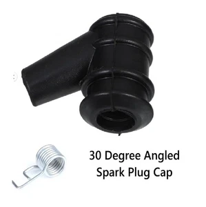 Universal Zündkerzenkappe 30 Grad Winkel für 5mm HT Leitungen mit Stecker/Crimp - Bild 1 von 5