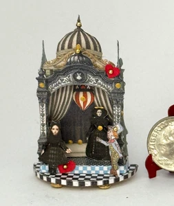 Artisan A Curious Dream Alicia en el País de las Maravillas Juguete Teatro 1:12 Casa de Muñecas Mini ÚNICA EN SU CLASE - Imagen 1 de 24