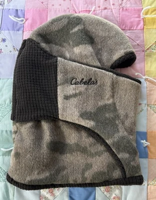 Cabelas Wooltimate Hood/Balaclava Camo Winter Hunting - Image 1 of 2
