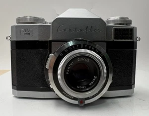 CARL ZEISS IKON CONTAFLEX 35MM RANGEFINDER CAMERA F/2.8 LENS Working - Picture 1 of 4