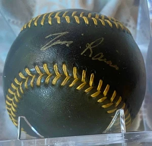 Tim Raines Signed Expos Rawlings OML Black Baseball MLB JSA Certified Yankees - Picture 1 of 2