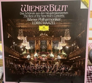 Wiener Blut Das Schonste Den Neujahrskonzerten DG 3 LP Box SET NM Lorin Maazel - Picture 1 of 8