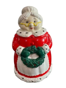 Vintage - Mrs Claus Cookie Jar Christmas Made in Japan No Box - Picture 1 of 10