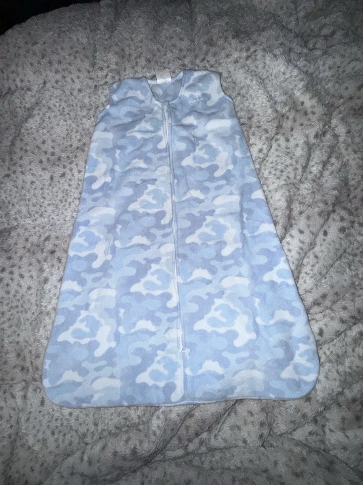 Saco de Dormir Franela Marca HALO 12-18 Meses Azul Camuflaje Foto 1 de 2