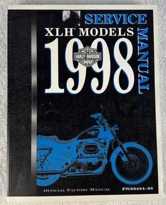 Harley Davidson XLH 1998 modelos manual de servicio 99484-98 Foto 1 de 4