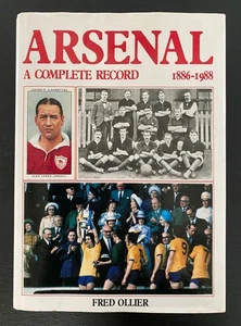 ARSENAL FC BOOK - A complete Record 1886 - 1988 by Breedon - EXCELLENT CONDITION - Picture 1 of 1