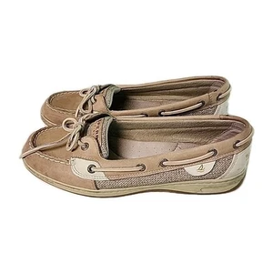 Sperry Top Sider Mujer Talla 10M Zapatos de Barco 2 Tonos Cuero Cómodo Mocasín Informal - Imagen 1 de 13