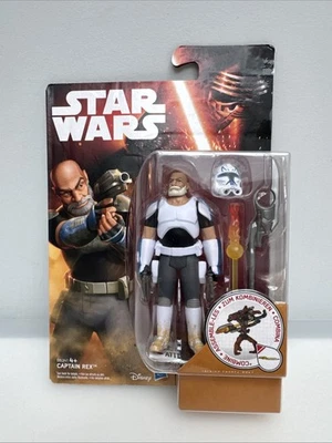 Star Wars Rebels Captain Rex Animated 3.75" Action figure Hasbro 2014 Sealed New - Image 1 of 4
