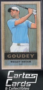 Wesley Bryan 2018 Upper Deck Goodwin Champions #G49 Goudey Minis Wood Lumberjack - Picture 1 of 2