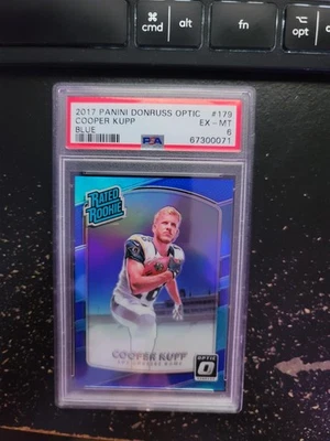 2017 Donruss Optic - Rated Rookie Cooper Kupp #179 Blue Prizm /149 (RC) - Image 1 of 2