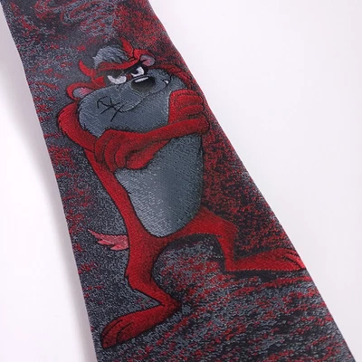 vintage tasmanian Devil Tie Necktie Looney Tunes Balance Warner Brothers 1992 - Image 1 of 4