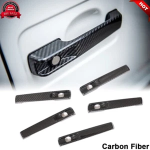 For Mercedes W464 G550 G63 2019-2024 REAL CARBON Door Handle Cover Trim 5PCS - Picture 1 of 12