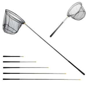 Fishing Landing Net with Aluminum Telescoping Pole 75" Long Handle,Rubber Coated - Picture 1 of 8