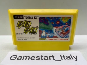 EXED EXES - FAMICOM FC NES NINTENDO IMPORT JAPAN 1985 CAPCOM SOLO CARTUCCIA - Imagen 1 de 6