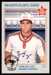 1988 Grand Slam South Atlantic League All-Stars John Sellick Savannah Cardinals
