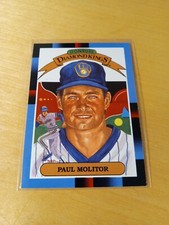 1988 Donruss #7 PAUL MOLITOR Milwaukee Brewers (Diamond Kings) Card, SS, 2B (NM)