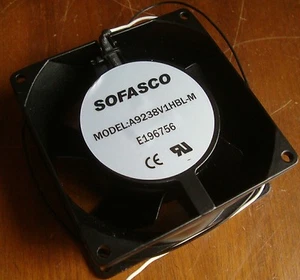 NEW Sofasco A9238V1HBL-M AC Axial Fan 115V 92mm [12 available] - Picture 1 of 2