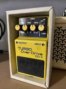 Boss OD-2 Turbo Overdrive Gitarrenpedal Made in Japan 1985 - Black Label - Bild 1 von 3