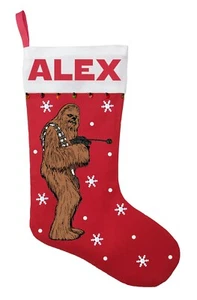 Chewbacca Weihnachtsstrumpf, personalisierter Chewbacca Weihnachtsstrumpf - Bild 1 von 2