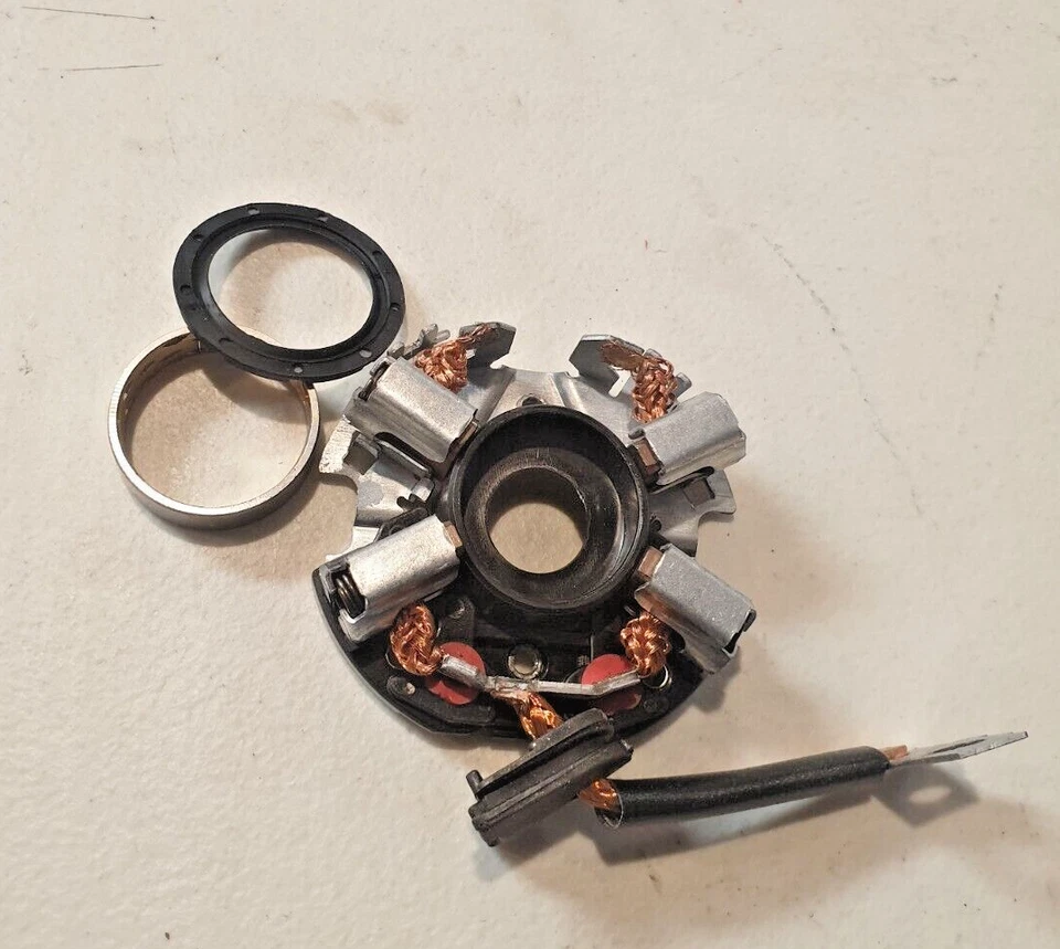 Bosch TDI Starter Rebuild Kit brushes and bushing kit 1996-2006 AHU,1Z,ALH, BEW - Image 1 of 3