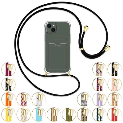 Collana (O) per Apple iPhone 14 Max Cover protettiva Custodia con catena cordino - Immagine 1 di 4