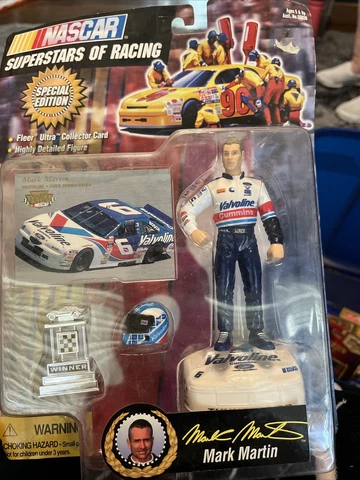 1997 Nascar Superstars of Racing Mark Martin #6 Valvoline ToyBiz Action Figure Cover