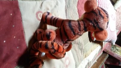 Vintage Disney Store nice Tigger 10 inch plush stuffed toy. - Image 1 of 2