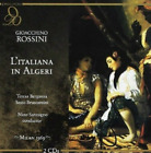 New 2 Cd Set Rossini L'italiana In Algeri ~Italian Opera, Milan 1969 Live