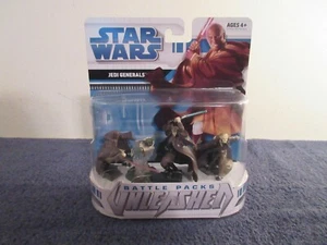 Star Wars Battle Packs Unleashed Jedi Generals New 2008 - Picture 1 of 4