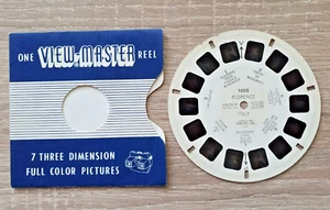 FLORENCE ITALY 1949 VIEWMASTER REEL 1608 IN SLEEVE RARE    P668 - Picture 1 of 6