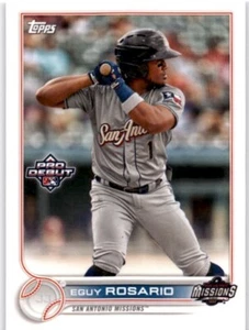 EGUY ROSARIO 2022 Topps Pro Debut #PD-7 San Antonio Missions - Picture 1 of 2