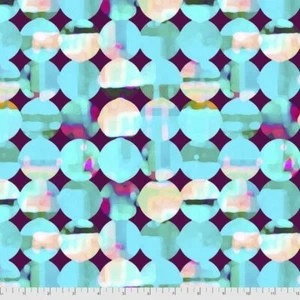 MADISON ONE ~ PAYETTE in Blue ~ by William Rue for Free Spirit Fabrics ~ Circles - Picture 1 of 1