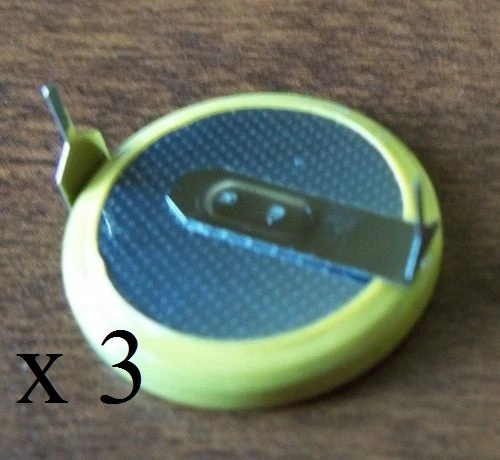 3 Piles interne CR2032, NES, Super Nintendo, N 64, Sega Mega Drive - sauvegarde