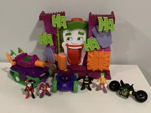 Imaginext Joker Funhouse Tank Rover Harley Figures Lot - Picture 1 of 4