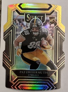 Pat Freiermuth 2021 Panini Select Black/yellow Die Cut RC #259 Club Level Prizm