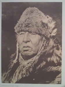 Piegan Apio-Mita White Dog Blackfeet 1972 Original Folio Edward S. Curtis - Picture 1 of 1