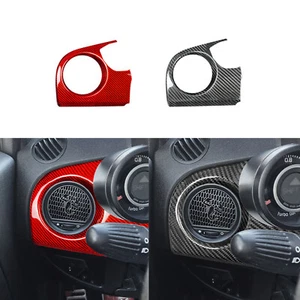 Cubierta de ventilación de aire delantera izquierda de fibra de carbono para Fiat 500 Abarth 2012-2015 2013 - Imagen 1 de 16