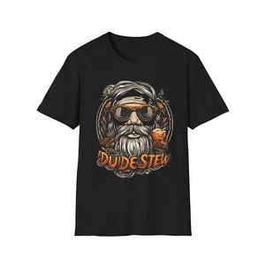 Mount Bohemia Ski Bums Unisex DUDE STEW T-Shirt for Skiers & Snowboarders - Picture 1 of 57