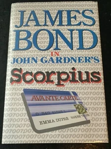 SCORPIUS by John Gardner (Hardcover, 1988) FIRST EDITION JAMES BOND 007 - Picture 1 of 3