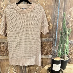 Torrid Short Sleeve Sweater Knit Brown Viscose Sz 3 C9 - Picture 1 of 7