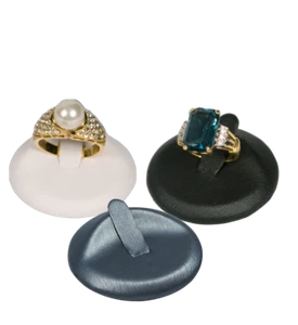 Soporte de anillo duradero a base de metal para exhibición de joyas 1, 12, 48 piezas - Imagen 1 de 11