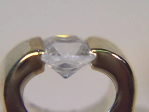 # 6 Pc's LOT **Special** . RINGS DESIGNER SIGNED WITH SWAROVSKI CZ'S 882 - Picture 1 of 3