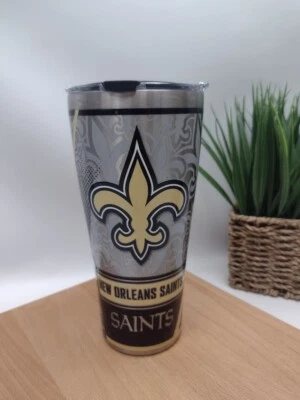 Vaso de acero inoxidable Tervis Edge 30 oz - NFL - New Orleans Saints Foto 1 de 4