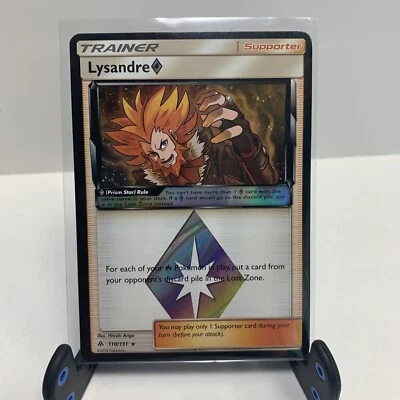 Lysandre Prism Star 110/131 Holo Rare Sun & Moon: Forbidden Light Near Mint - Image 1 of 2