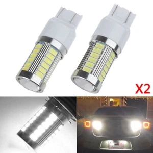 2x T20 LED weiß 7443 7440 5630 33-SMD Kuppel Karte Auto Rückfahrleuchte Glühbirne - Bild 1 von 10