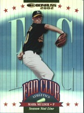 2002 (ATHLETICS) Donruss Stat Line Season #214 Mark Mulder FC/88
