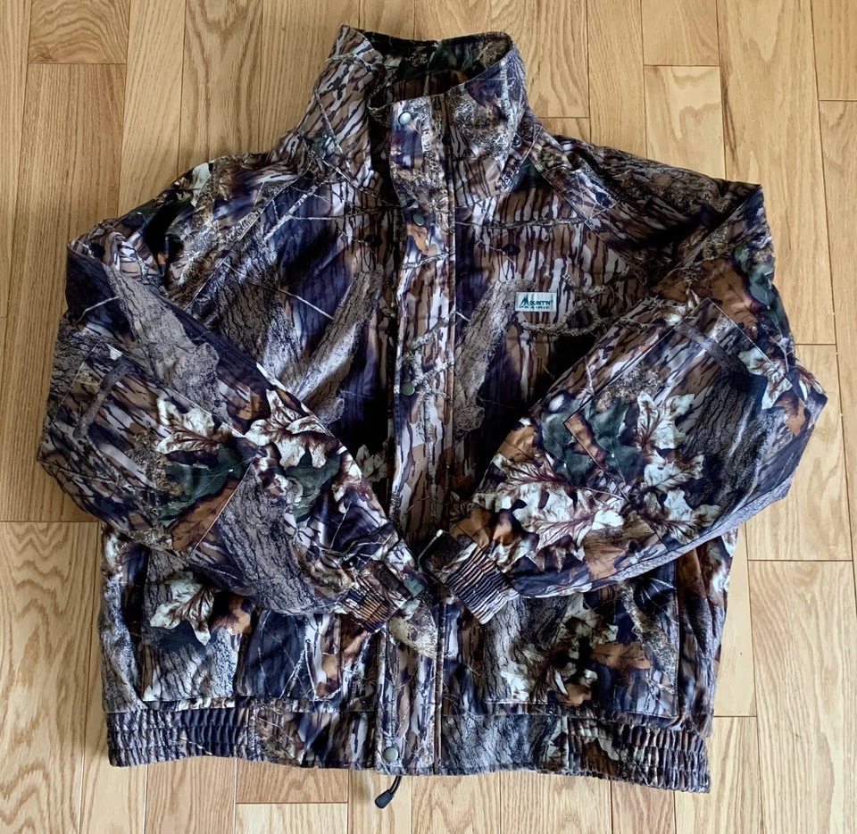 2XL MOUNT’N PRAIRIE Men’s Mossy Oak Break-up Hunting Jacket W Hood Deer Turkey - Image 1 of 4