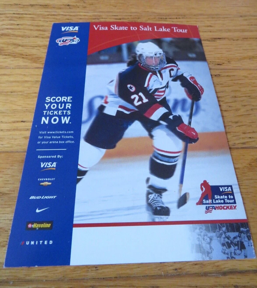 2002 CAMMI GRANATO post card to see the SLC Olympics, address blacked out - Image 1 of 1