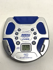 VINTAGE Panasonic SL-SW880 Portable CD Player Shock Wave Metal Anti-Shock JAPAN - Picture 1 of 13