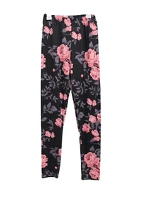 Big Girls Polyester Leggings Size L (160) Black - Picture 1 of 4
